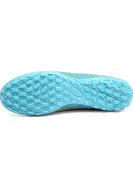 Fg/tf Futbol Ayakkabıları Kaymaz Başak Krampon Genç Çocuklar Yüksek Ayak Bileği Kramponları Çim Futbol Sneakers (Yurt Dışından)