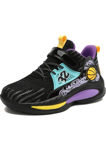 Çocuk Basketbol Ayakkabıları Boys Sneakers Çocuklar Için Kaymaz Spor Ayakkabıları (Yurt Dışından)