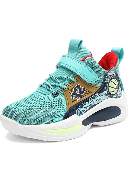 Çocuk Basketbol Ayakkabıları Boys Sneakers Çocuklar Için Kaymaz Spor Ayakkabıları (Yurt Dışından)