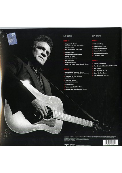 Johnny Cash Easy Rider: The Best Of The Mercury Recordings - Plak