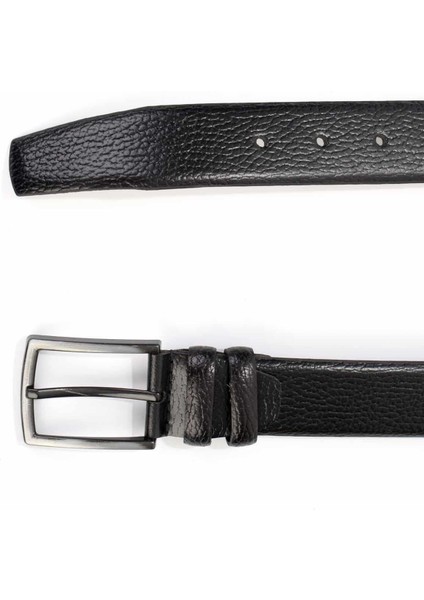 Siyah Leather Erkek Kemer U08657010040 fırsatları