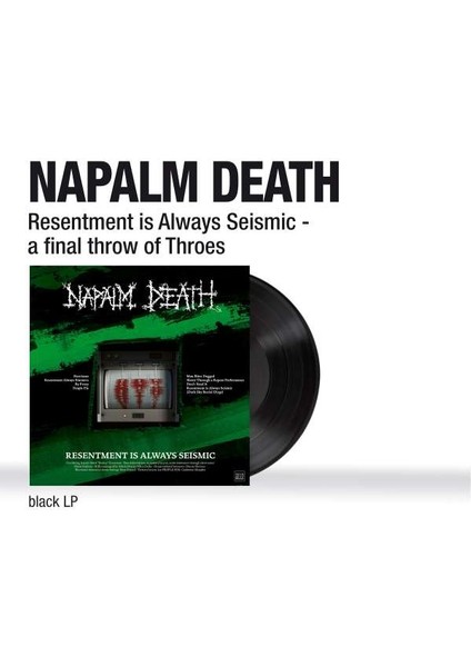 Napalm Death Resentment Is Always Seismic: A Final Throw Of Throes - Plak