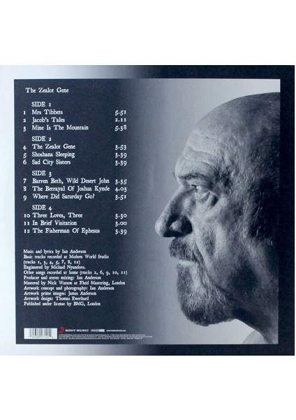 Jethro Tull The Zealot Gene - Plak