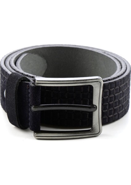 Lacivert Süet Leather Erkek Kemer U08657882402 fiyatları