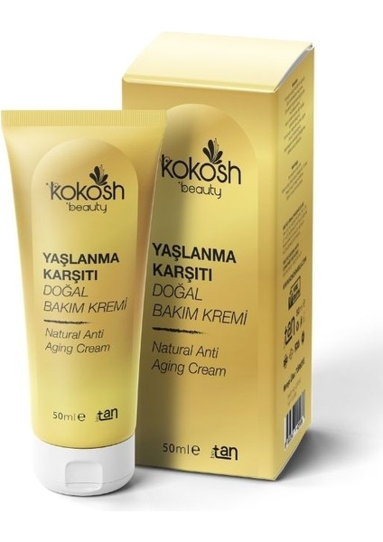 Kokosh Doğal Bakım Kremi & Anti Aging & Besleyici & Onarıcı Bakım Kremi