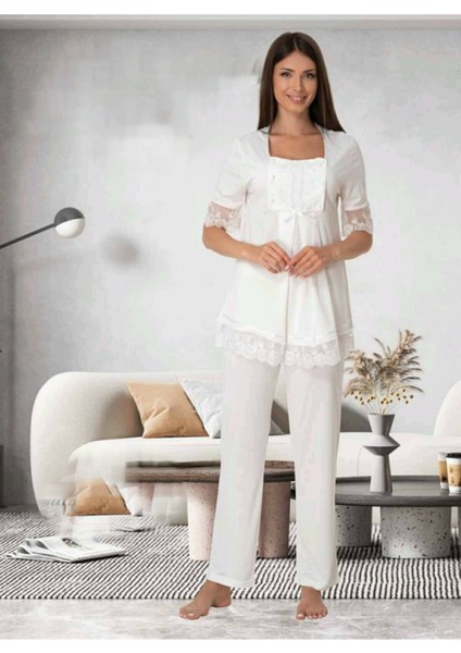 Effortt Kadın Lohusa Hamile Pijama Takımı 6032