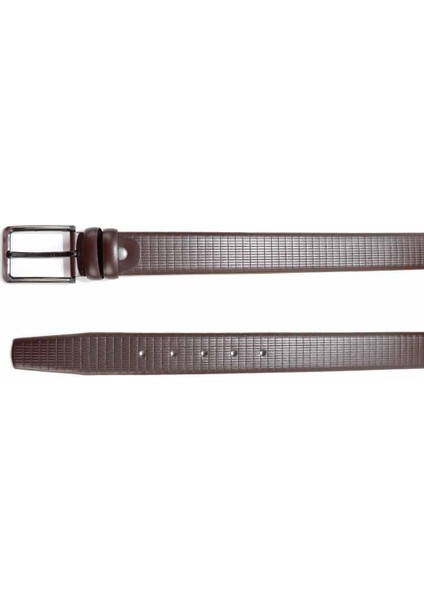 Kahve Baskılı Leather Erkek Kemer U08657011803