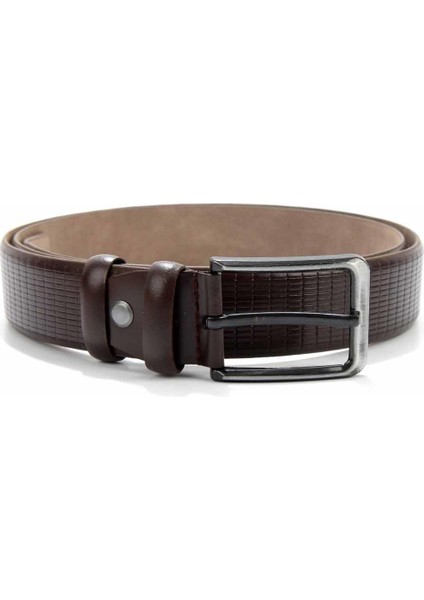 Kahve Baskılı Leather Erkek Kemer U08657011803