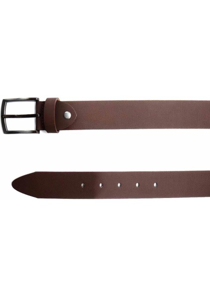 Kahve Nubuk Leather Erkek Kemer U08657019301