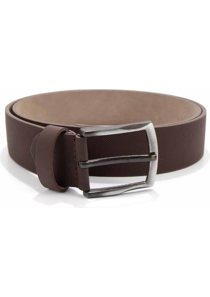 Kahve Nubuk Leather Erkek Kemer U08657019301