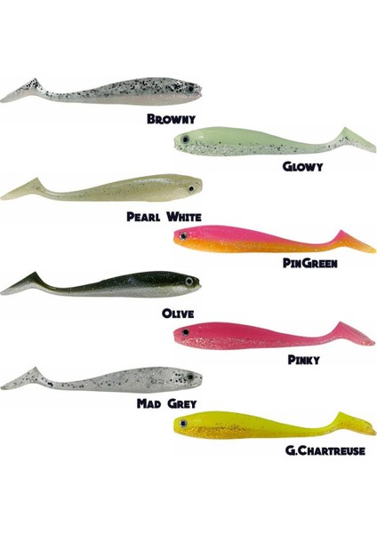 Duck Tail 9cm Silikon Yem
