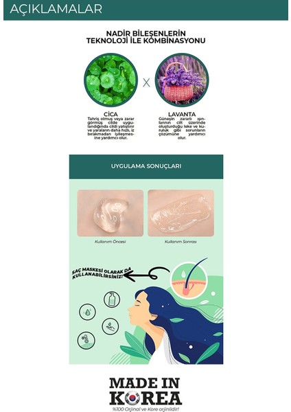 Saf Organik Yatıştırıcı Kore Cica Soothing Jel Krem fiyatları