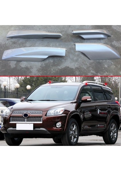 Toyota Rav 4 Tavan Çıtası 2006 2012 Silver Gri