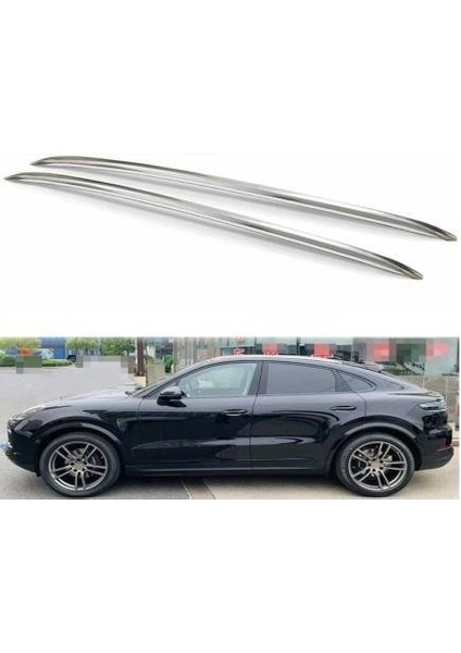 Porsche Cayenne Tavan Çıtası 2018- Silver Gri