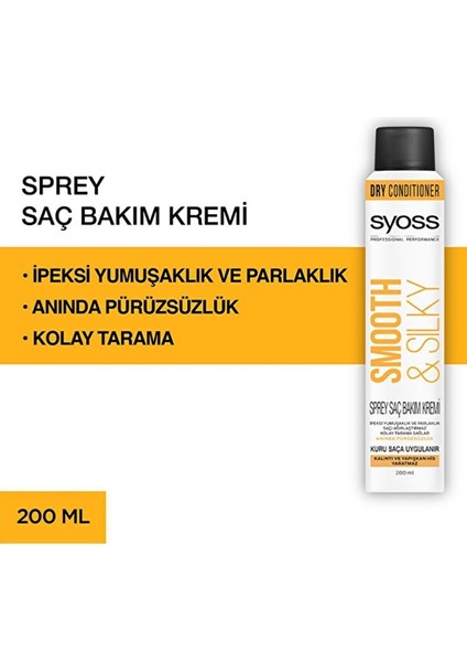 Smooth & Silky Sprey Saç Bakım Kremi 200 Ml