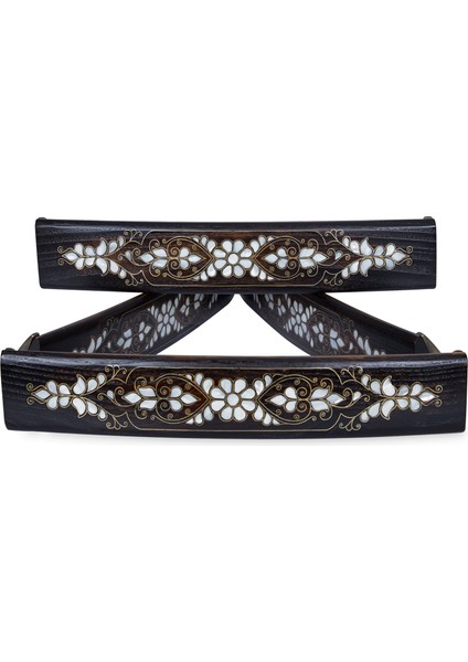 Gerçek Beyaz Sedef Işlemeli Ahşap Oval Okey Takımı Montego Oyun Seti fiyatları