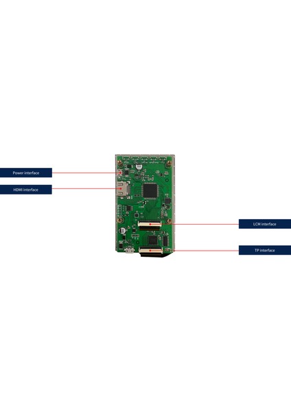 4.3inch HDMI Kapasitif IPS Dokunmatik Linux, Android,windows Uyumlu LCD Ekran