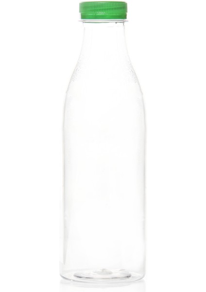 650ML Pet Yuvarlak Şişe ve Yeşil Kapak(68 Adet)