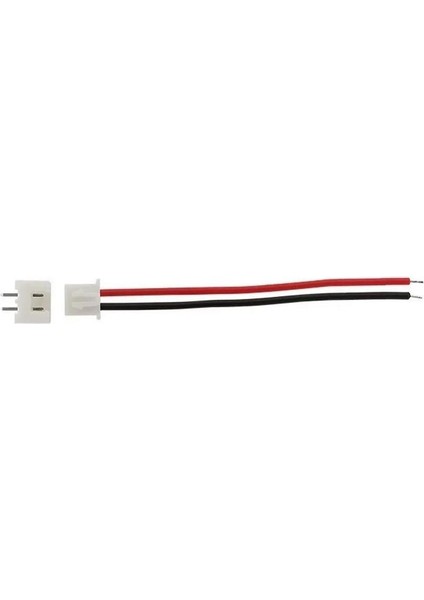 Sanec 2,5mm 2pin Jst Xh Kablolu Konnektör Beyaz Takım 20CM