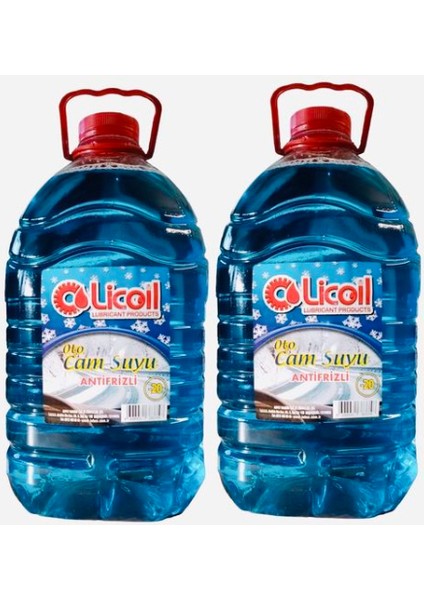 Antifrizli &Parfümlü&Şampuanlı Oto Cam Suyu 10 Lt -20c Derece