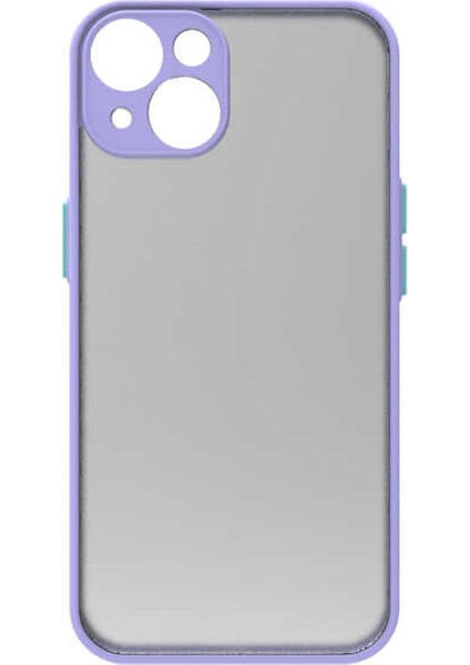 Apple iPhone 14 Plus Kılıf Hux Kamera Korumalı Silikon Mor