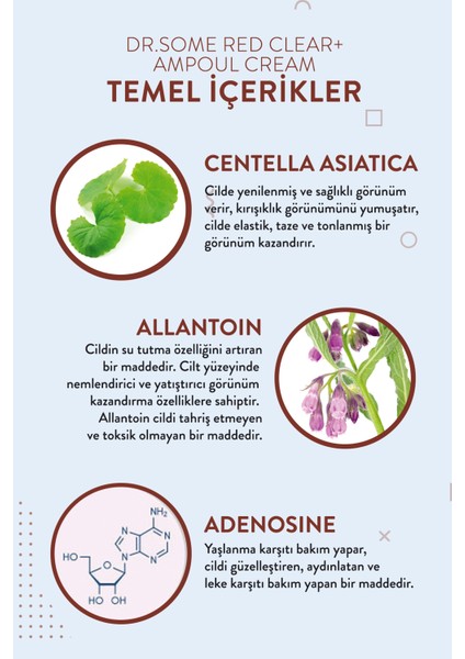 Hassas Ciltler Için Centella Özlü Leke ve Kore Yüz Kremi 50ML fırsatları