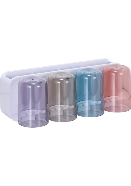 Duvara Monte Deliksiz Raf Diş Fırçası Rafı Seti (Yurt Dışından)