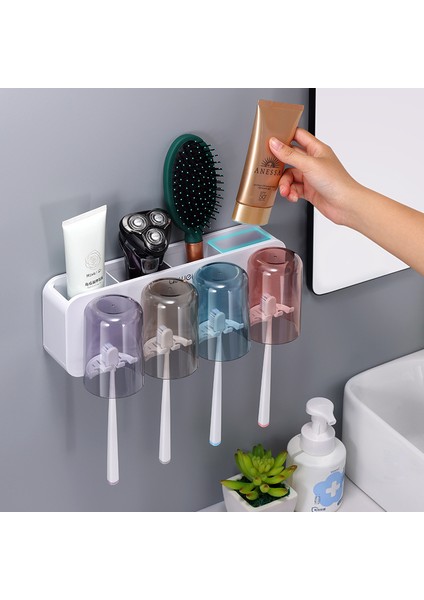 Duvara Monte Deliksiz Raf Diş Fırçası Rafı Seti (Yurt Dışından) fiyatları