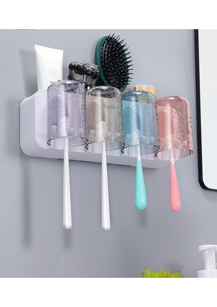 Duvara Monte Deliksiz Raf Diş Fırçası Rafı Seti (Yurt Dışından) fırsatları