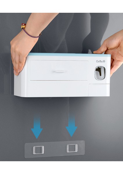 Deliksiz Duvara Monte Diş Fırçası Tutucu (4 Kişilik) (Yurt Dışından) indirimleri