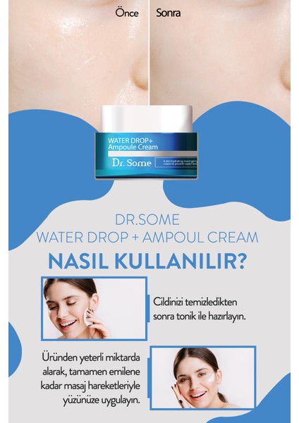 Hyalüronik Asit Bazlı Yoğun Nemlendirici ve Kore Yüz Kremi 50ML fırsatları