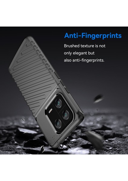 Xiaomi 13 Pro 5G Thunder Serisi Kalınlaştırılmış Tpu Telefon Kılıfı Twill Doku Kayma Önleyici Telefon Kapağı (Yurt Dışından) fırsatları