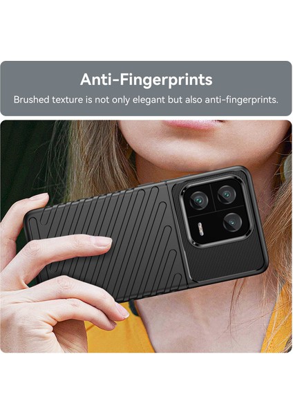 Xiaomi 13 Pro 5G Thunder Serisi Kalınlaştırılmış Tpu Telefon Kılıfı Twill Doku Kayma Önleyici Telefon Kapağı (Yurt Dışından) indirimleri
