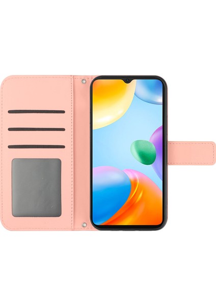 Lr Joyful Xiaomi Redmi 10C 4G HT04 Ayçiçeği Baskılı Cilt Touch Anti-Slatch Telefon Kılıfı Manyetik Toka Pu Deri Cüzdan Kapak Omuz Kayışı (Yurt Dışından)