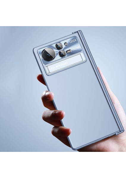 Xiaomi Mix İçin Kat 2 5G Menteşe + Stylus Kalem Tasarımı Elektrokaplama Sabit Pc Lens Koruması Temperli Cam Ekran Koruyucusu ile Önleme Önleyici Telefon Kılıfı (Yurt Dışından)
