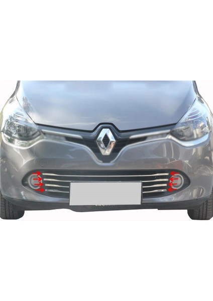 Renault Clio 4 Sport Tourer Ön Tampon Çitasi 6 Prç Krom 2013-2016 fiyatları