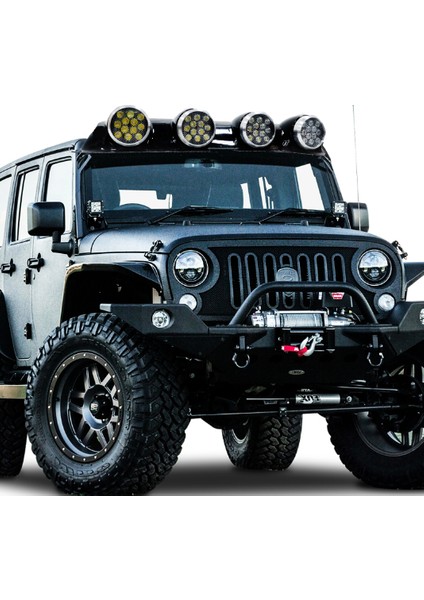 Space Offroad Sis Lambasi 12X4 LED Yuvarlak Siyah /LASS243 fiyatları
