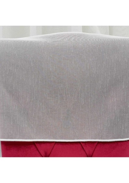 Keten Titi Ince Yağmur Desenli1-2,5 Normal Pileli 275 x 250 cm Tül Perde