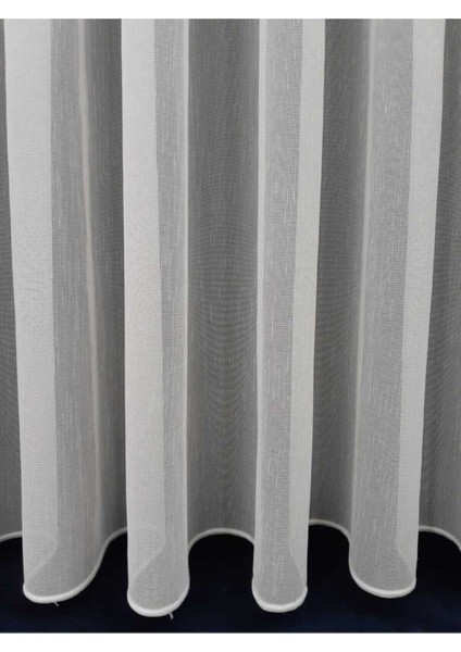 Keten Titi Ince Yağmur Desenli1-2,5 Normal Pileli 225 x 260 cm Tül Perde