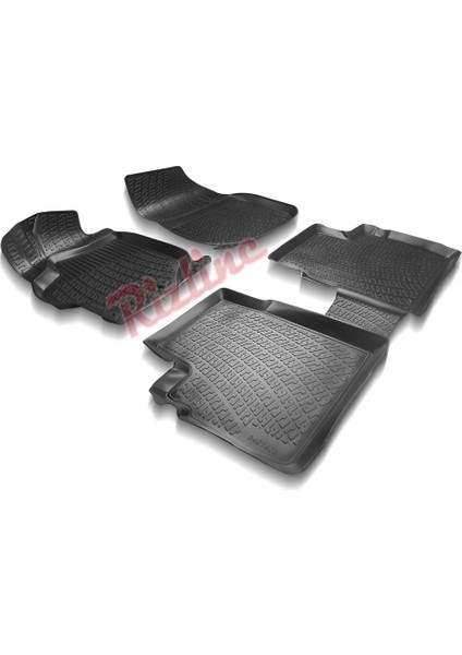 Ford Courier 2014 Sonrası 3D Havuzlu Paspas Orjinal Rizline