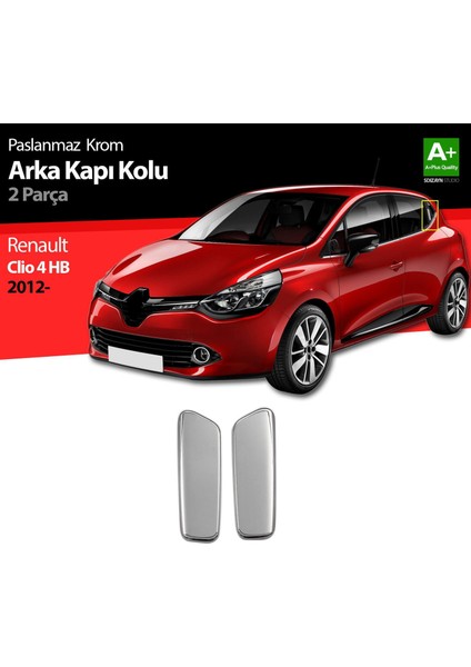 Renault Clio 4 Hb Krom Arka Kapi Kolu 2 Prç. 2012 Üzeri