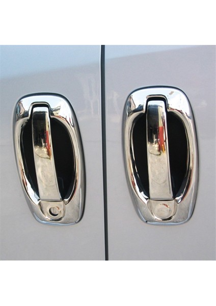 Fiat Doblo 2 Kapi Kolu Çerçevesi 4 Prç Krom 2010 ve Sonrasi
