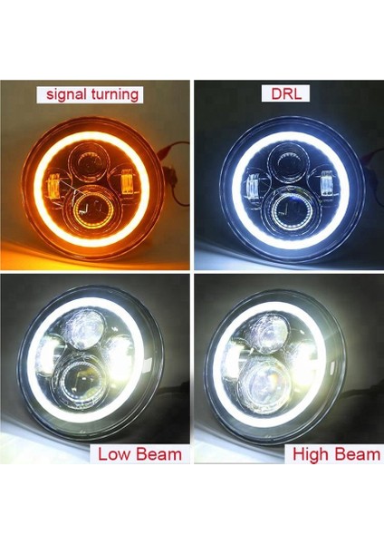 Offroad Sis LAMBASI 7INCH 60W LED 12-24V Adet / LASS287