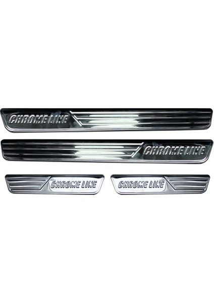 Skoda Rapid Chrome Line Kapi Eşiği 4 Prç Krom 2013 ve Sonrasi