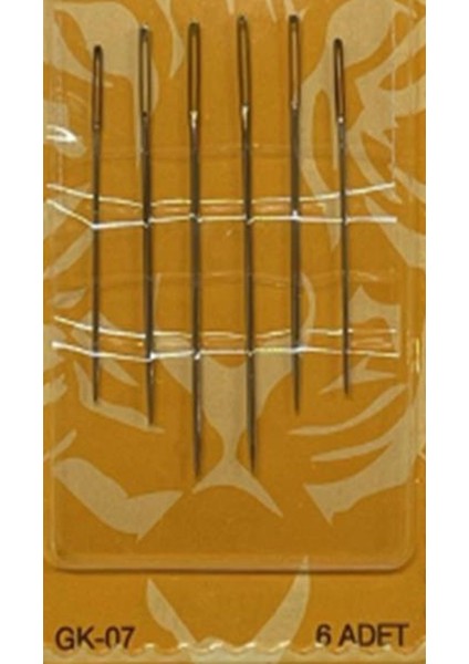 Kurdele Nakış Iğnesi 6lı GK07 fiyatları