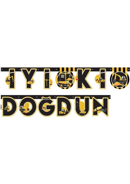 Flama Inşaat Iyiki Doğdun Yazı 1 Set