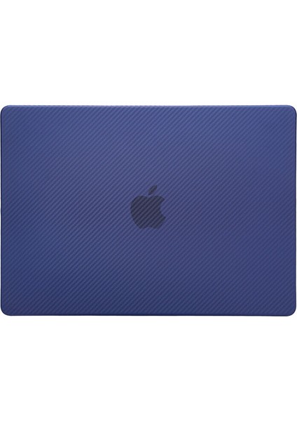 MacBook Air M1 A2337 A2179 A1932 Karbon Fiber Görünümlü Kılıf Kapak Koruma