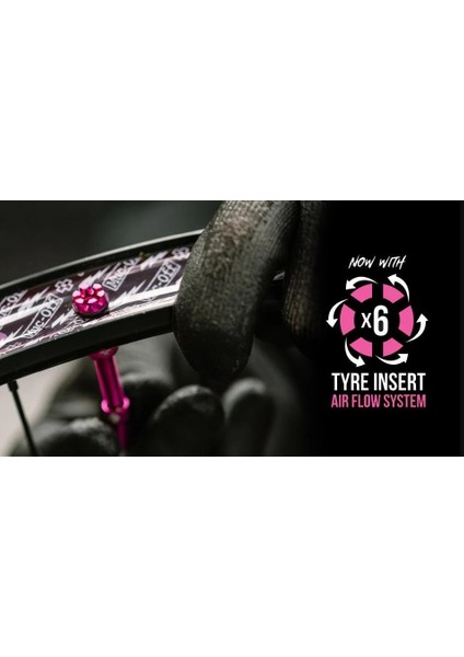 Tubeless Presta Sibop V2 Çift 44MM - Siyah