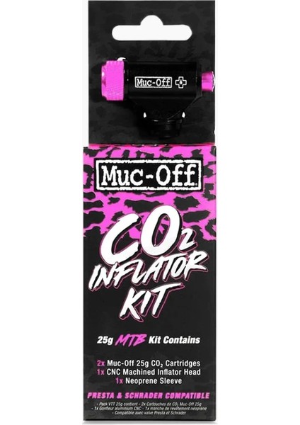 Co2 Mtb Inflator Dağ Bisikleti Lastik Şişirme Kiti