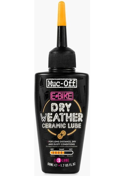 E-Bike Dry Weather Chain Lube Elektrikli Bisiklet Zincir Yağı 50 ml